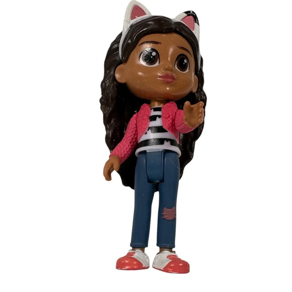 DreamWorks Gabby's Dollhouse Gabby Figure Kids 3.5in Pink Good Cat Ears 36200